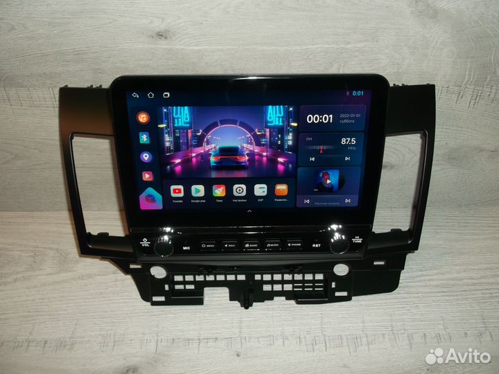 Mitsubishi Lancer X 4/64+sim Android магнитола