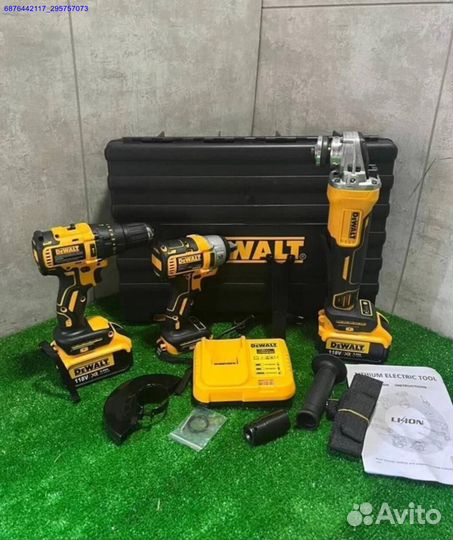 Набор электро инструмента DeWalt 3в1 (Арт.91762)
