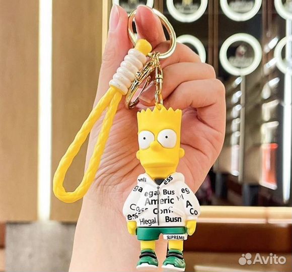 Брелки.Симпсоны. Рик и Морти. наруто. Багз банни