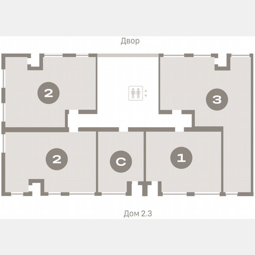 1-к. квартира, 57,7 м², 6/16 эт.