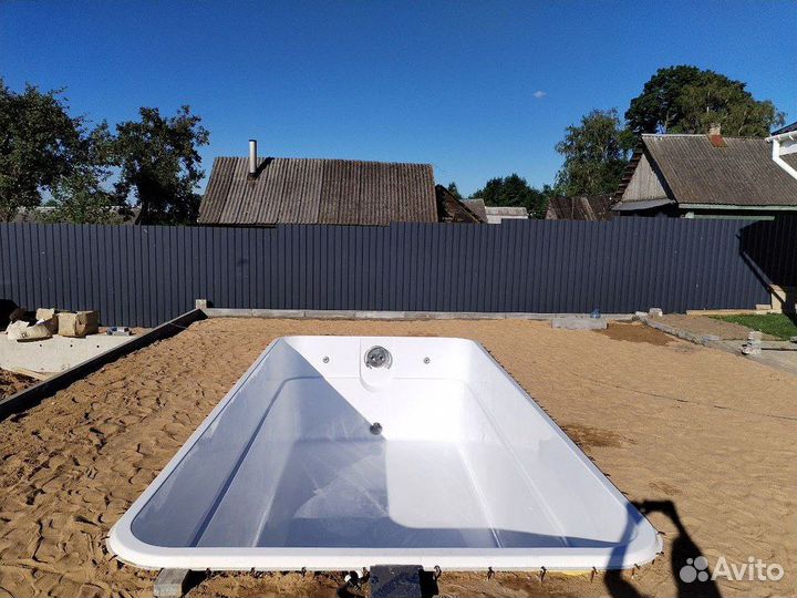 Бассейн 6х3 под ключ для дома и дачи белорусского