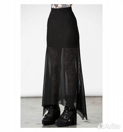 Killstar death star maxi skirt юбка