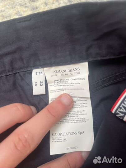 Брюки armani jeans (оригинал)