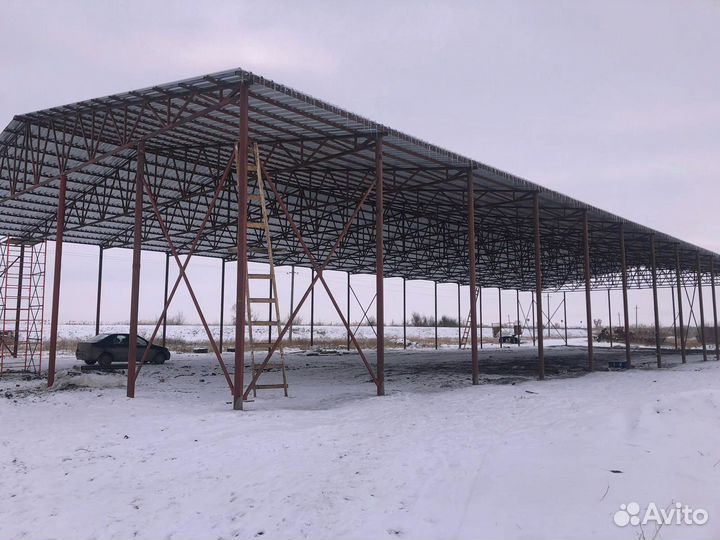 Ангар металлический