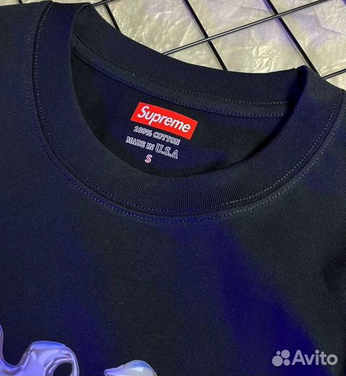 Футболка supreme черная