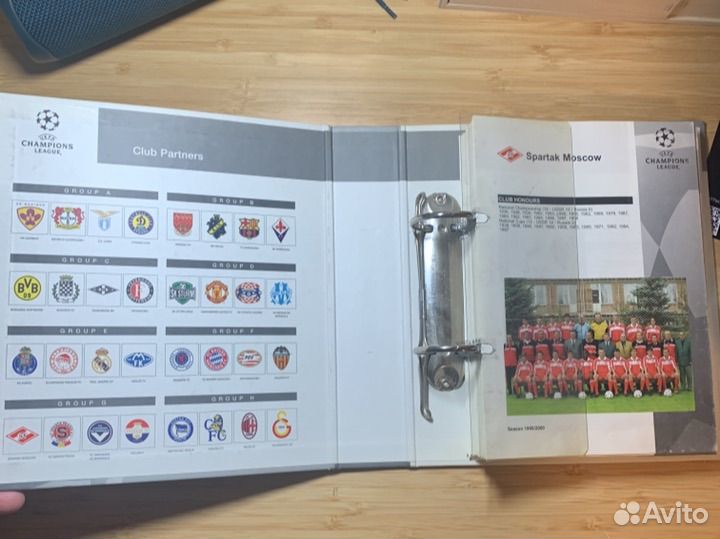 Книга Раритет uefa champions league 1999/2000