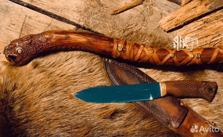Нож ручной работы Змеиный шепот