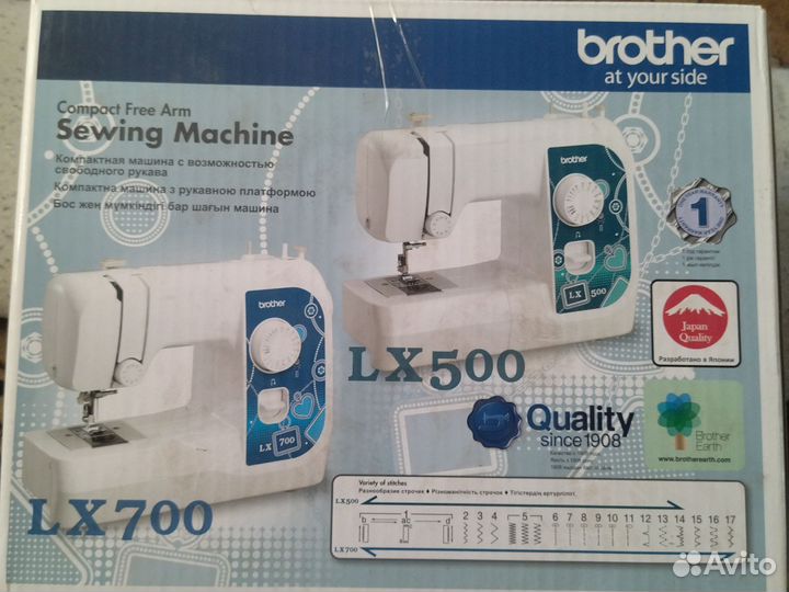 Швейная машина Brother новая только открывалась