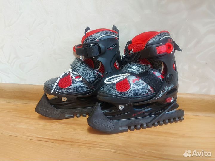 Коньки детские раздвижные 27-30 р