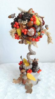 Поделки в школу и д/сад.Природные материалы