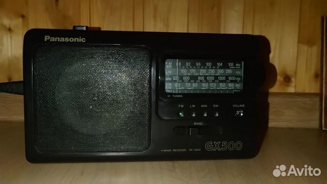 Радиоприёмник Panasonic GX-500 с подсветкой шкалы