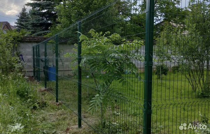 Установка,монтаж 3D забора