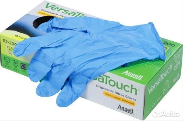 Перчатки ansell versatouch 92-200