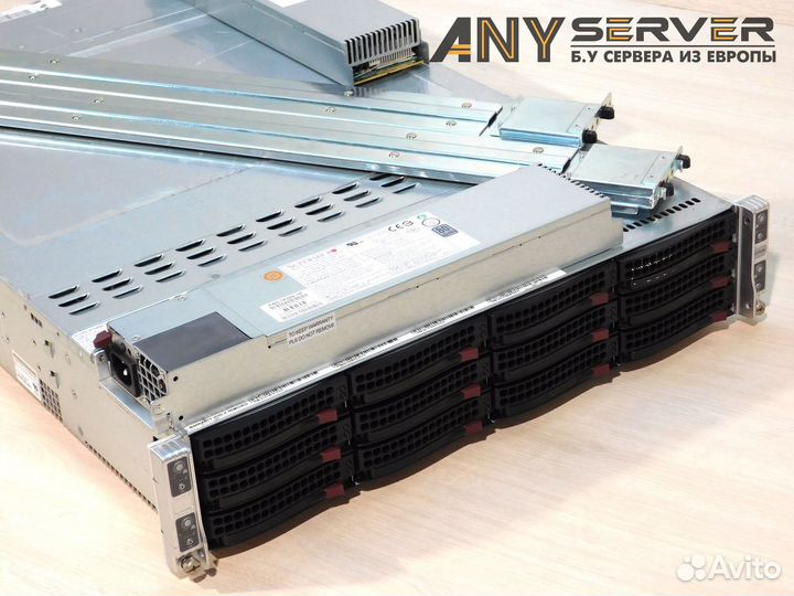 Сервер Supermicro 6028TR 8x E5-2670v3 512Gb 12LFF