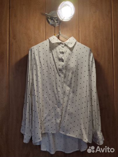 Белые рубашки женские 48-50-52