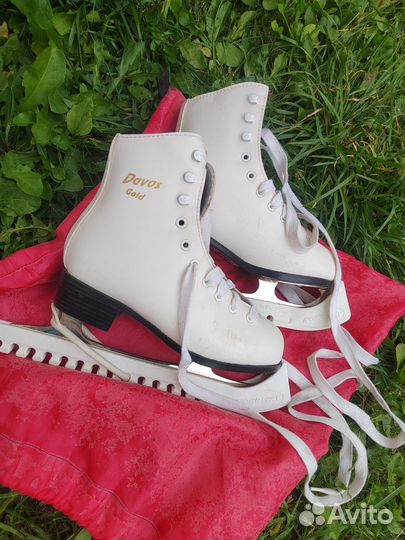 Коньки фигурные детские Graf Davos Gold, 2020-21