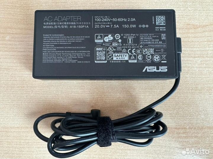 Блок питания Asus 20V 7.5A 4.5x3.0 (150W) A18-150P