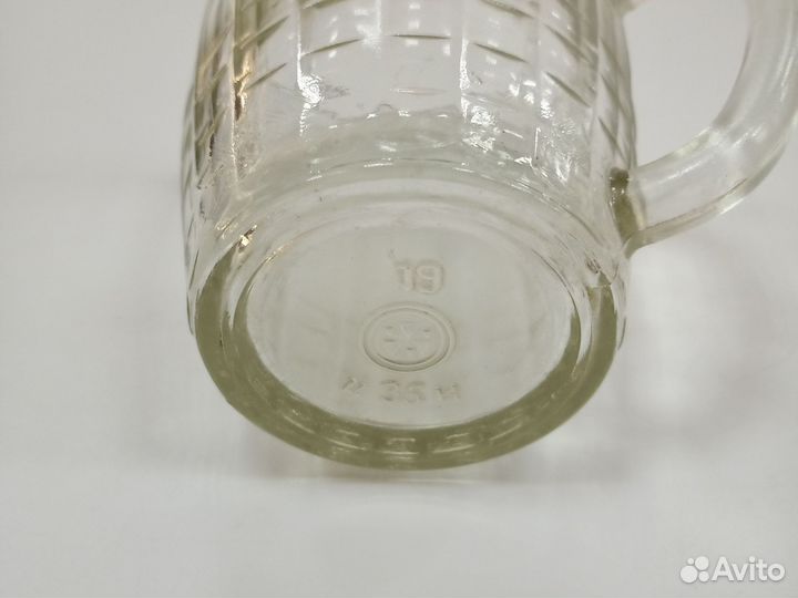 Кружка пивная СССР, стекло