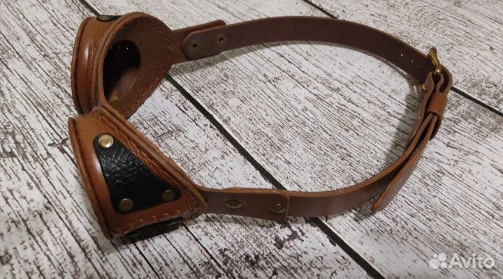 Очки из натуральной кожи