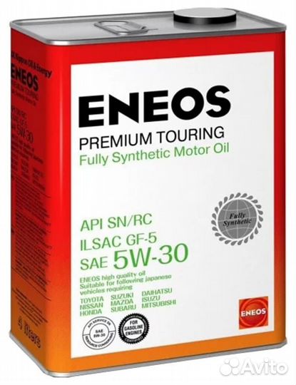 5w-30 eneos Premium Touring 4л GF-5