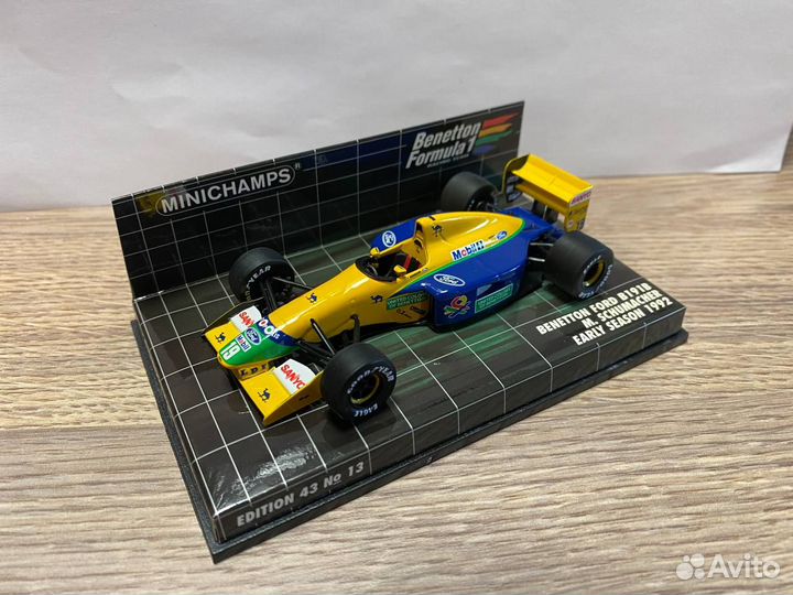 Minichamps 1/43 Benetton Ford B191B early season 1