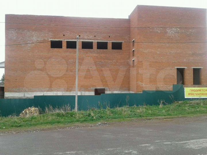 Незавершенное торговое помещение