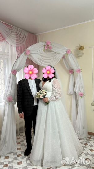 Свадебное платье 52 54 56