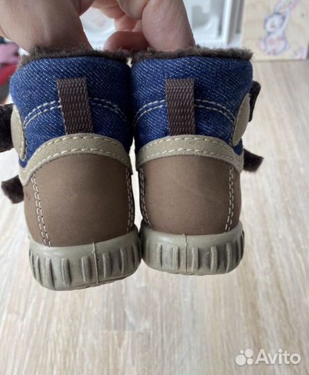 Ecco ботинки демисезонные 19р