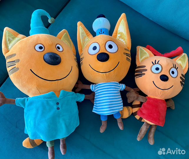 Мягкие игрушки 3 кота