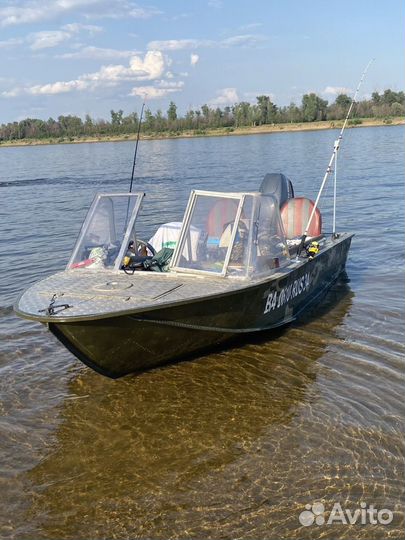 Стекло с калиткой для лодки Южанки/Казанки