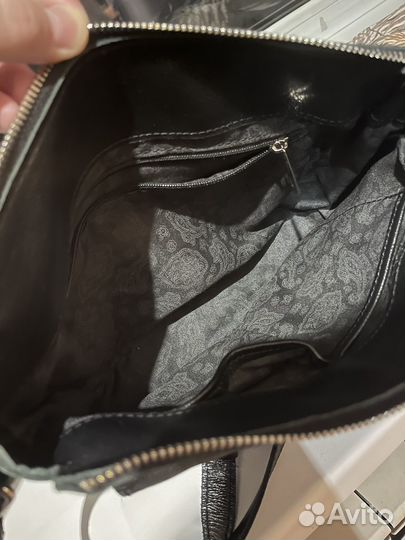 Сумка igermann женская натуральная кожа черная