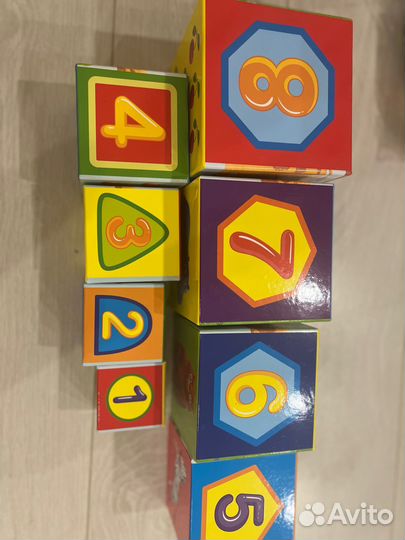 Кубики пирамидка