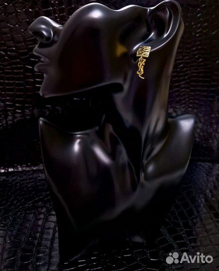 Серьги веточки YSL