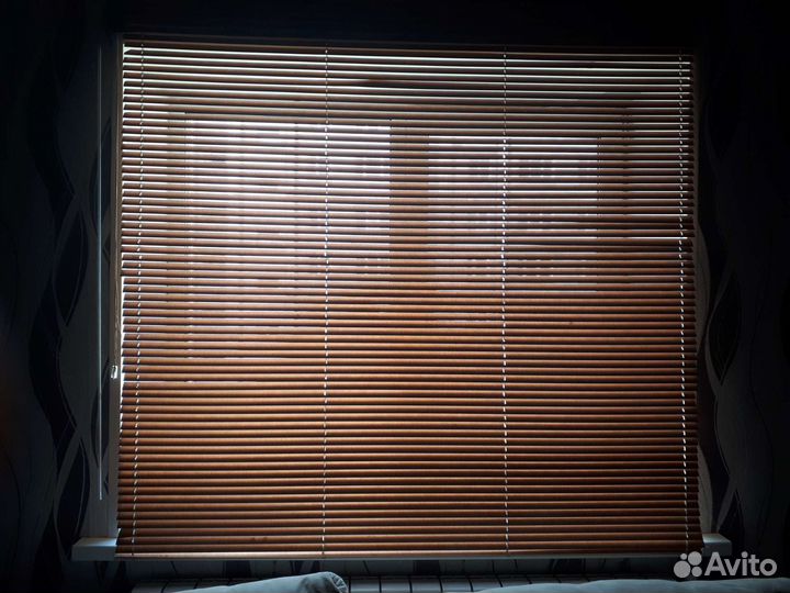 Жалюзи горизонтальные, (коричневый)