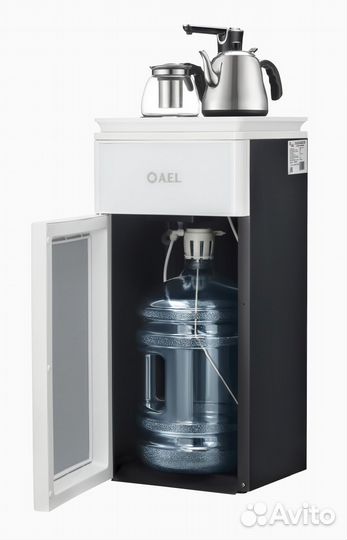 Кулер с чайным столиком Тиабар LD-AEL-51a white/bl