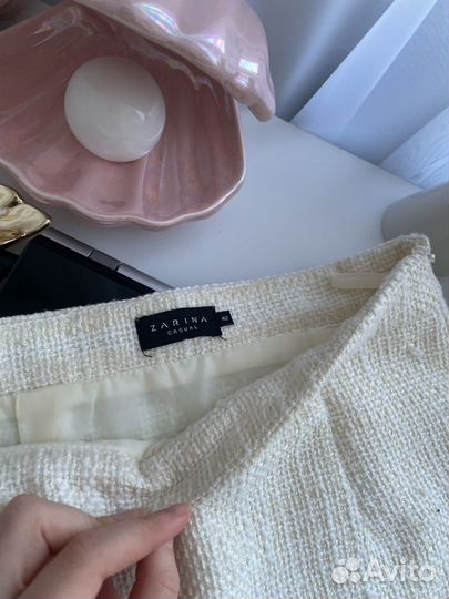 Юбка твидовая old money zarina