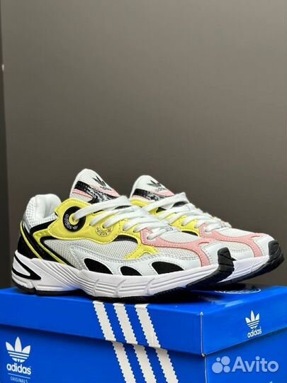 Кроссовки Adidas Astir Yellow White