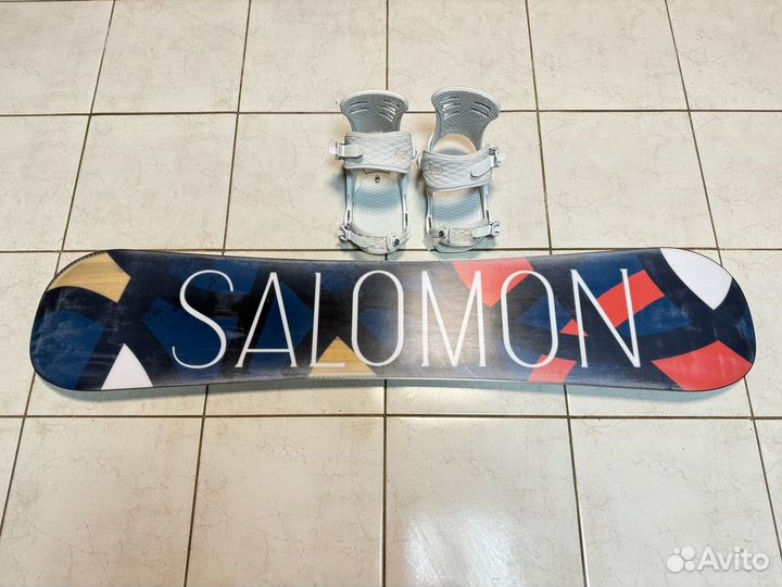 Сноуборд комплект Salomon - 142 + Union - M