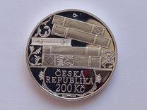 Чехия 200 крон, 2011 г. Серебро