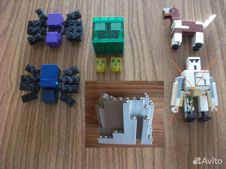 Фигурки lego майнкрафт