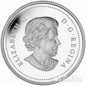 Монета Рождественский венок Канада 2013г футляр