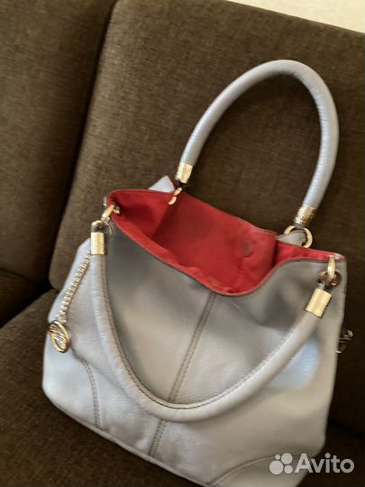 Женская сумка Lancel голубая