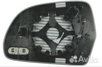 Octavia 08 super b 08- a3 09- a5 07- a6 09- a8 08- Стекло зеркала правое с подогревом (Convex)