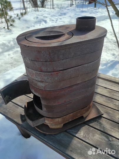 Печь чугунная наборная
