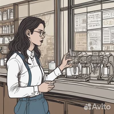 Бариста в кофейню