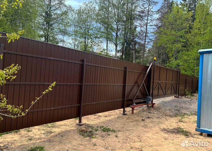 Забор из профнастила без посредников