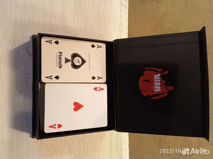 Игральные карты с коробкой мафия