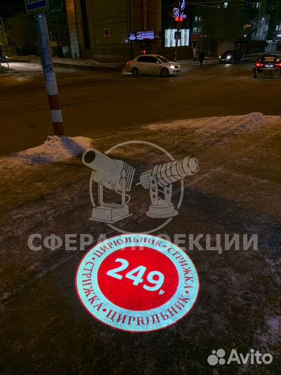 Рекламные гобо проекторы IGP для проекции рекламны