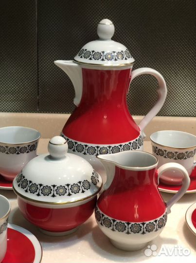 Сервиз кофейный Freiberger Porzellan, Германия