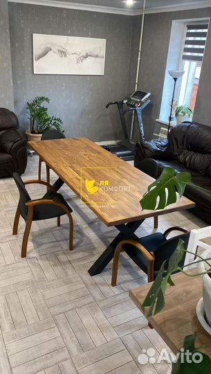 Стол в стиле лофт